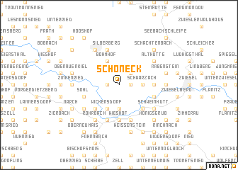 map of Schöneck