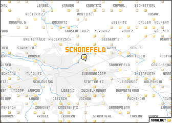 map of Schönefeld