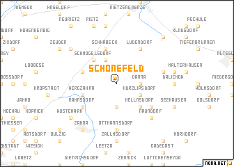 map of Schönefeld