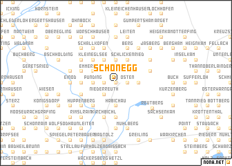 map of Schönegg