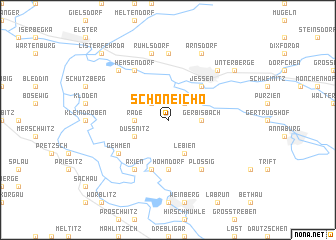 map of Schöneicho