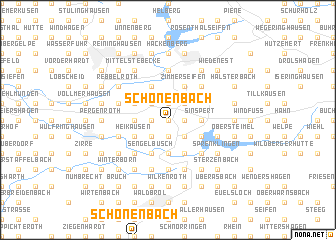 map of Schönenbach