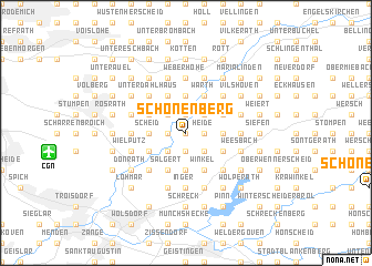 map of Schönenberg