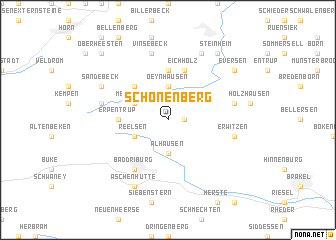 map of Schönenberg