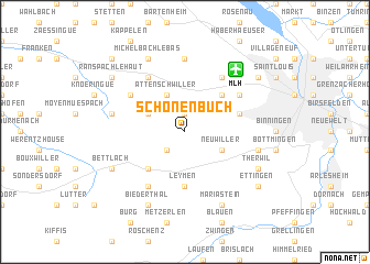 map of Schönenbuch