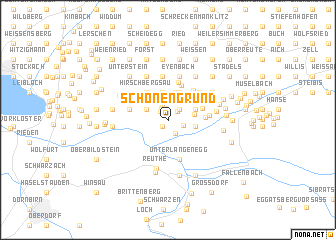 map of Schönengrund