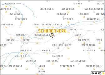 map of Schönenwerd