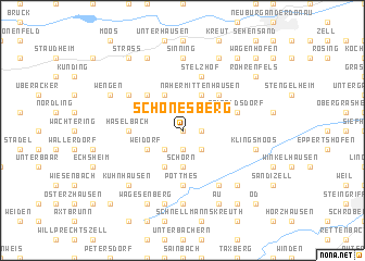 map of Schönesberg