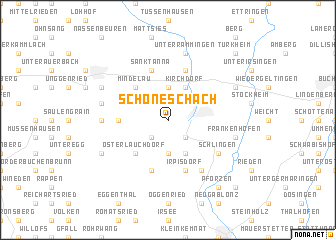 map of Schöneschach