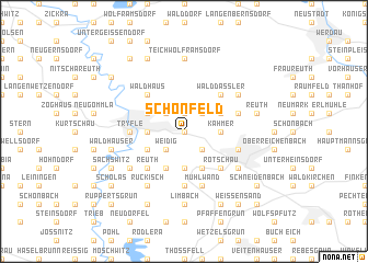 map of Schönfeld