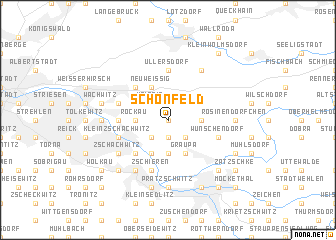 map of Schönfeld