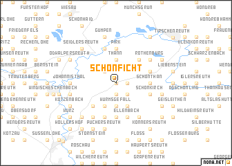 map of Schönficht