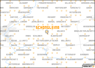 map of Schöngleina