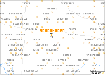 map of Schönhagen