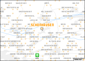 map of Schönhausen