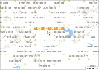 map of Schönheide Nord
