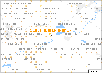 map of Schönheiderhammer