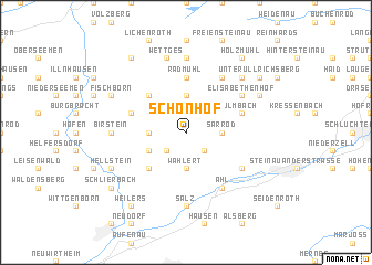 map of Schönhof