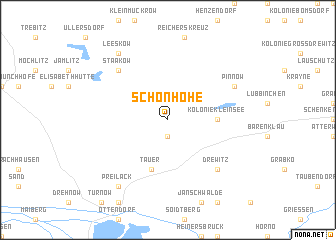 map of Schönhöhe