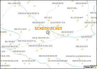 map of Schönkirchen