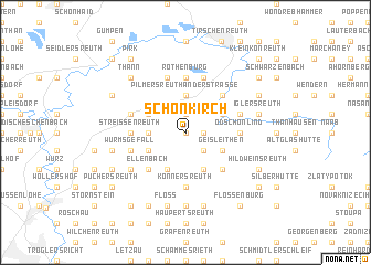 map of Schönkirch