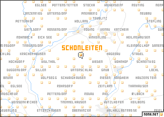 map of Schönleiten