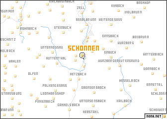 map of Schönnen