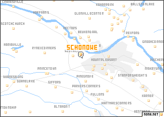 map of Schonowe