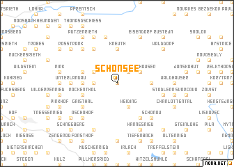 map of Schönsee