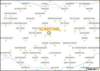 map of Schönthal