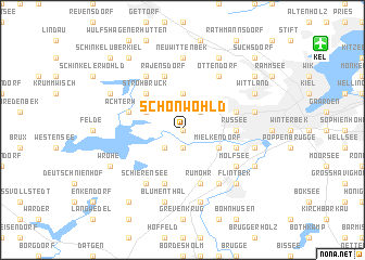 map of Schönwohld