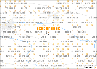 map of Schoonbeek