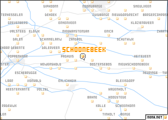 map of Schoonebeek