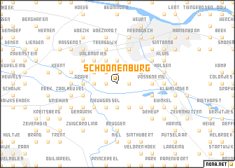 map of Schoonenburg