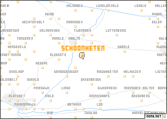 map of Schoonheten