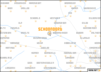 map of Schoonoord