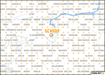 map of Schoor