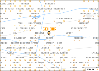 map of Schoor