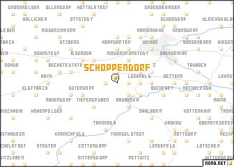 map of Schoppendorf