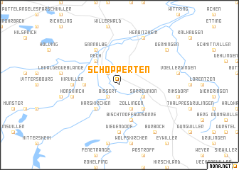 map of Schopperten