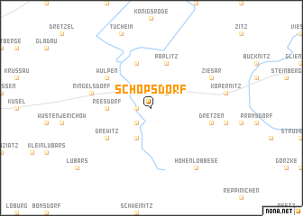 map of Schopsdorf