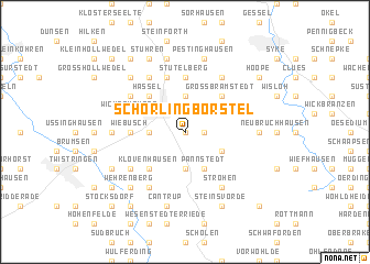 map of Schorlingborstel