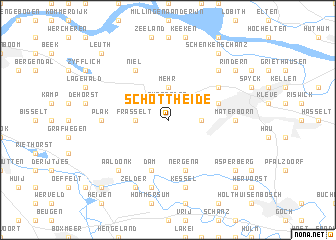 map of Schottheide