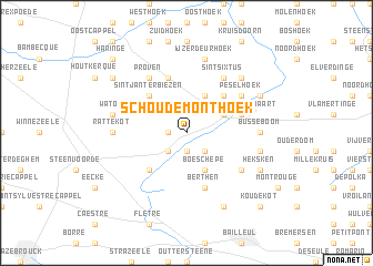 map of Schoudemonthoek