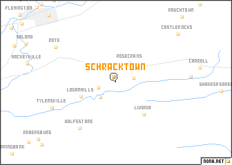 map of Schracktown