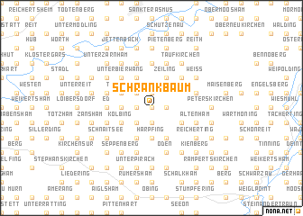 map of Schrankbaum