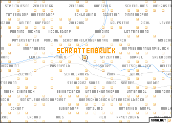 map of Schrattenbruck