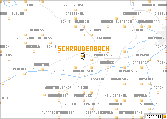 map of Schraudenbach