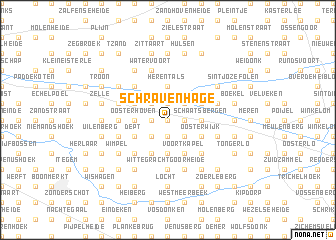 map of Schravenhage