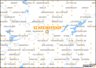 map of Schreibershof